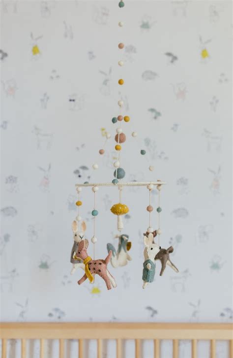 Enhance Your Baby's Visual Stimulation with a Pehr Magical Forest Mobile